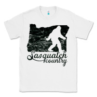 White sasquatch country   sasquatch Classic Tee - linhVisuals