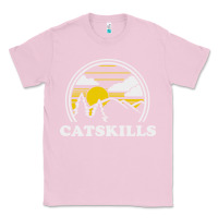 Bubblegum Pink catskills new york vintage Classic Tee - linhVisuals