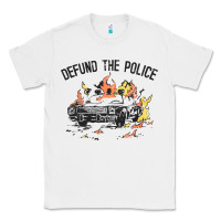 White defund the police Classic Tee - linhVisuals