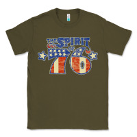 Army Green spirit of 76    bicentennial Classic Tee - linhVisuals