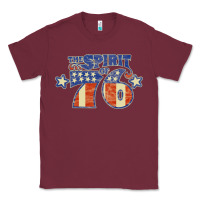 Burgundy spirit of 76    bicentennial Classic Tee - linhVisuals