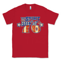 Red spirit of 76    bicentennial Classic Tee - linhVisuals