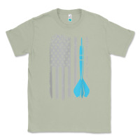 Matcha throwing darts   vintage usa american flag for dart players t shirt Classic Tee - linhVisuals