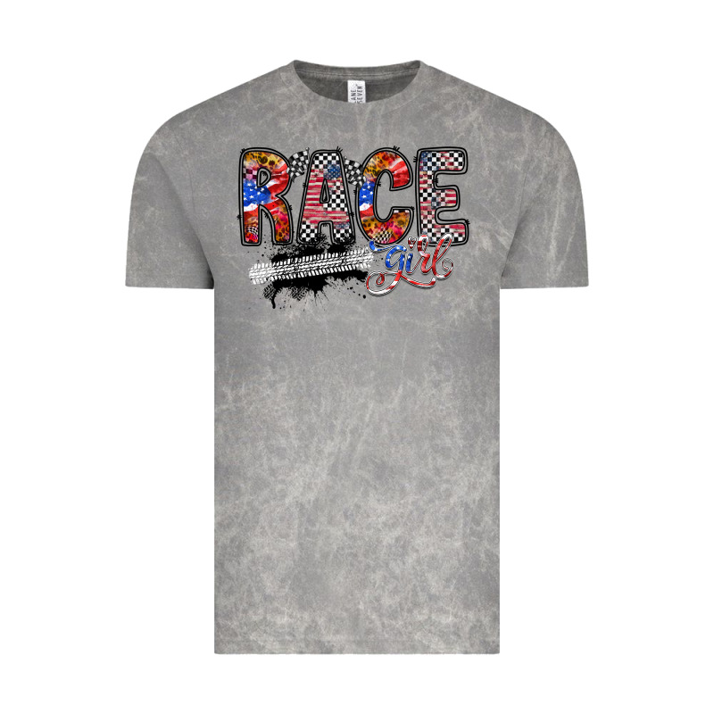 Race Girl Vintage Tee by RacoonDesign | Teevron