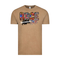 Vintage Coffee race girl Vintage Tee - RacoonDesign