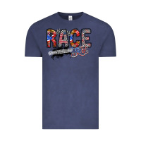Vintage Denim race girl Vintage Tee - RacoonDesign
