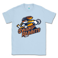 Dusty Blue greenville swamp rabbits Classic Tee - linhVisuals