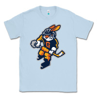 Dusty Blue greenville swamp rabbits Classic Tee - linhVisuals