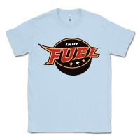 Dusty Blue indy fuel Classic Tee - linhVisuals