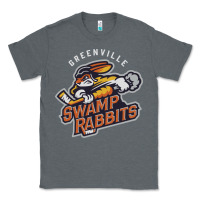 Charcoal Heather greenville swamp rabbits Classic Tee - linhVisuals
