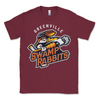 Burgundy greenville swamp rabbits Classic Tee - linhVisuals