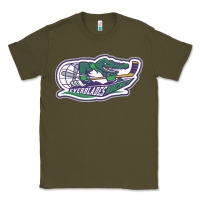 Army Green florida everblades Classic Tee - linhVisuals