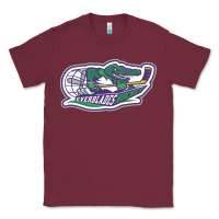 Burgundy florida everblades Classic Tee - linhVisuals