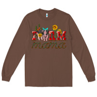 Chestnut farm mama with pigs Long Sleeve Tee - Artiststas