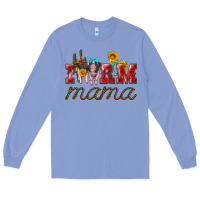 Colony Blue farm mama with pigs Long Sleeve Tee - Artiststas