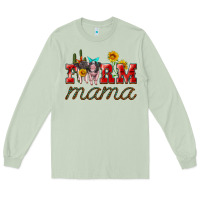 Matcha farm mama with pigs Long Sleeve Tee - Artiststas