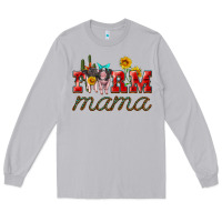 Moon Dust farm mama with pigs Long Sleeve Tee - Artiststas