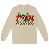 Mushroom farm mama with pigs Long Sleeve Tee - Artiststas