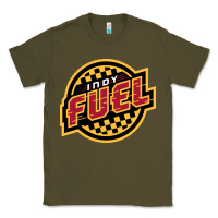 Army Green indy fuel Classic Tee - linhVisuals