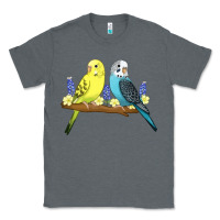 Charcoal Heather cute budgies Classic Tee - linhVisuals