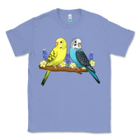 Colony Blue cute budgies Classic Tee - linhVisuals