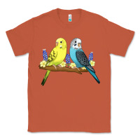 Copper cute budgies Classic Tee - linhVisuals