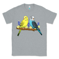 Heather Grey cute budgies Classic Tee - linhVisuals
