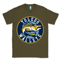 Army Green toledo walleye Classic Tee - linhVisuals