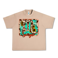 Burro Scorpio turquoise cowhide Urban Heavy Tee - RanaPortraitStore