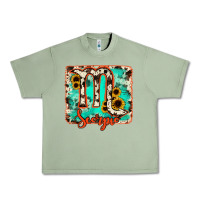 Oil Green Scorpio turquoise cowhide Urban Heavy Tee - RanaPortraitStore