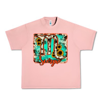 Salmon Scorpio turquoise cowhide Urban Heavy Tee - RanaPortraitStore