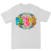 Dove Grey Chillin Peeps With My Premium Tee - CowhideDigitalArt