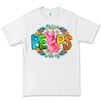 White Chillin Peeps With My Premium Tee - CowhideDigitalArt