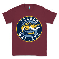 Burgundy toledo walleye Classic Tee - linhVisuals