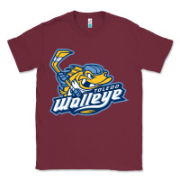 Burgundy toledo walleye Classic Tee - linhVisuals