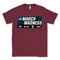 Burgundy MARCH MADNESS Classic Tee - linhVisuals