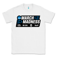 White MARCH MADNESS Classic Tee - linhVisuals
