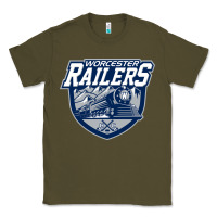 Army Green worcester railers Classic Tee - linhVisuals