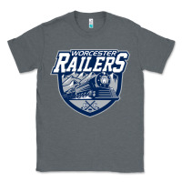 Charcoal Heather worcester railers Classic Tee - linhVisuals