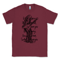 Burgundy michael schenker müsïc Classic Tee - linhVisuals