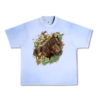 Grape Ice missouri horse floral background Urban Heavy Tee - LillyAllenDesigns