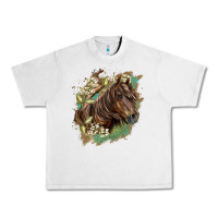 Lunar Rock missouri horse floral background Urban Heavy Tee - LillyAllenDesigns