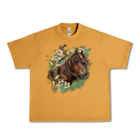 Peanut Butter missouri horse floral background Urban Heavy Tee - LillyAllenDesigns
