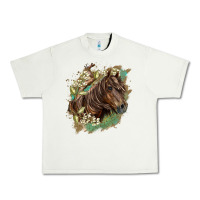 Pistachio missouri horse floral background Urban Heavy Tee - LillyAllenDesigns