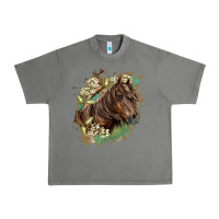 Tornado missouri horse floral background Urban Heavy Tee - LillyAllenDesigns