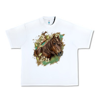 White missouri horse floral background Urban Heavy Tee - LillyAllenDesigns