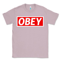 Lilac obey Classic Tee - linhVisuals