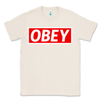 Natural obey Classic Tee - linhVisuals