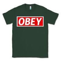 Sports Green obey Classic Tee - linhVisuals