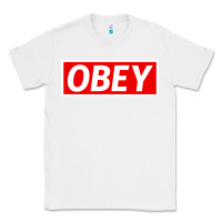 White obey Classic Tee - linhVisuals